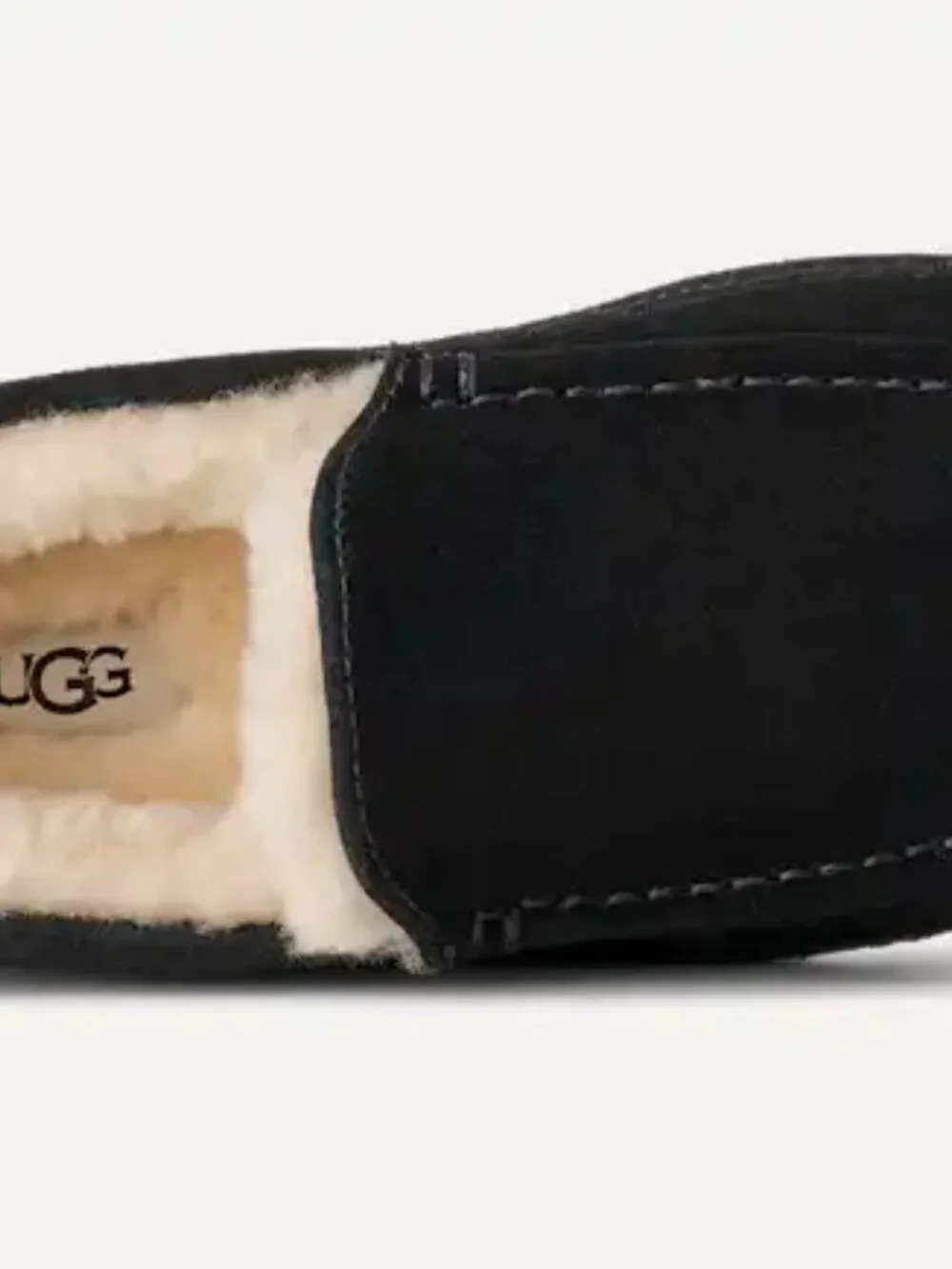 UGG Men's Ascot Suede Slipper, Black, Size 7, Brand New in Box
